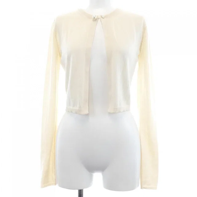 Dior Cardigan Beige in Beige Silk from The Reluxe