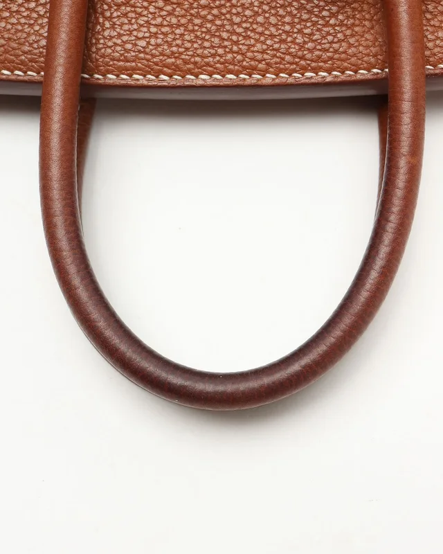 Hermès Birkin 25 Fauve Barenia Faubourg Bag in Leather from A Retro Tale, photo 8 of 13