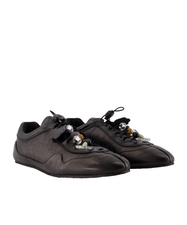Cecilie Bahnsen Cbblaise Embellished Low-Top Sneakers, photo 2 of 5 from SENSER