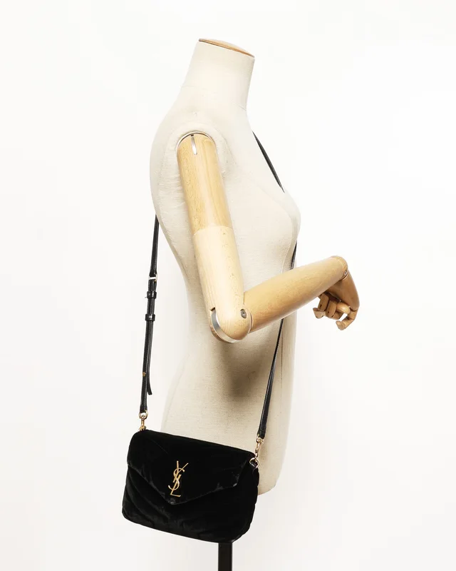 Saint Laurent Loulou Toy Shoulder Bag in Velvet from A Retro Tale, photo 10 of 10