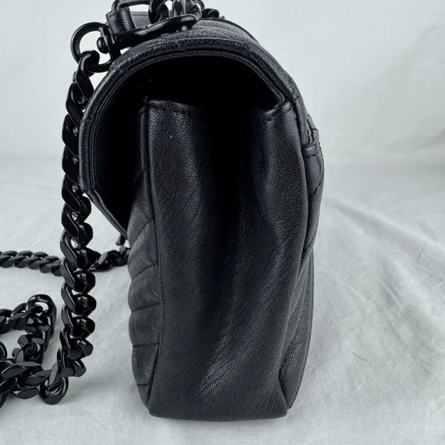 Saint Laurent College Medium Bag in Calfskin leather, Crinkled, Metal from Reowned, photo 4 of 12