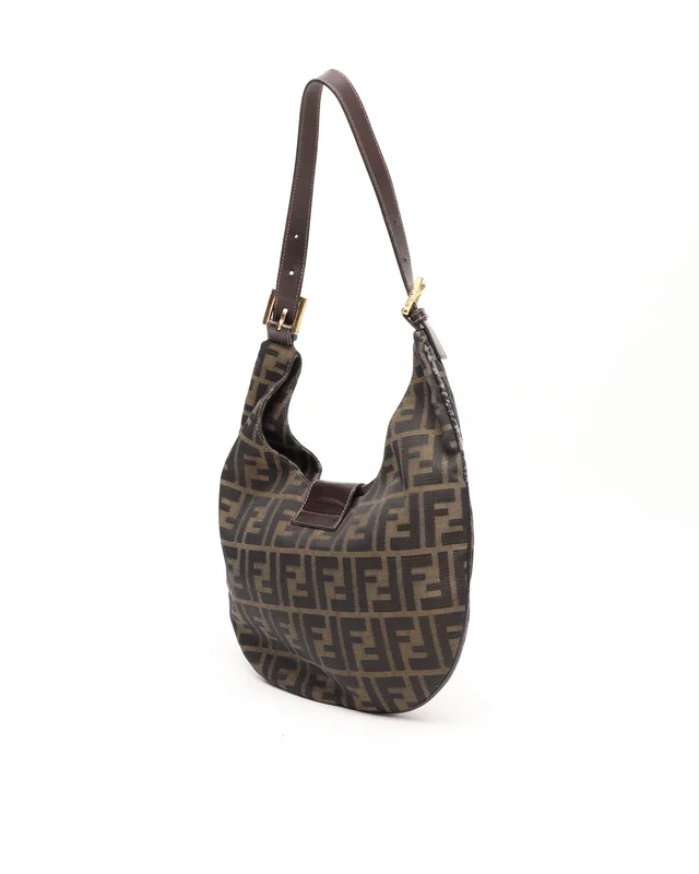Fendi Zucca Shoulder Bag in Canvas from A Retro Tale, photo 3 of 8