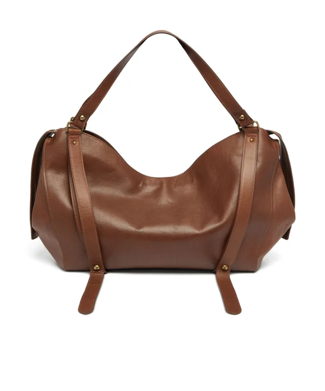 Diesel D-One-Large top-handle bag in treated leather, photo 2 of 4 from SENSER