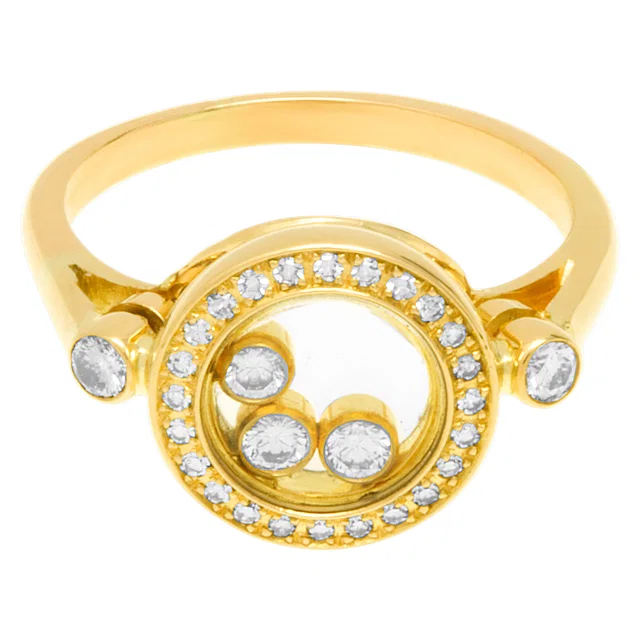 Chopard Happy Diamonds ring in Yellow Yellow Gold from Gray And Sons