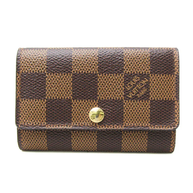 Louis Vuitton Damier Multicles 6 N62630 Men,Women Damier Canvas Key Case Ebene in Brown Damier Canvas from Elady
