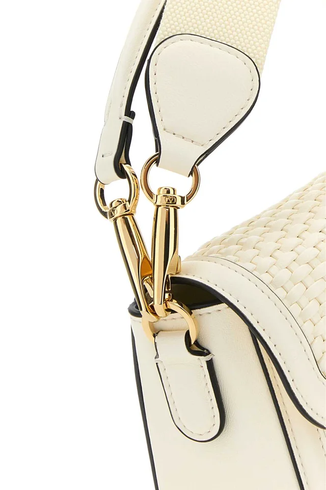 Valentino Garavani Alltime Shoulder Bag — White in White Calfskin from HEWI, photo 2 of 2