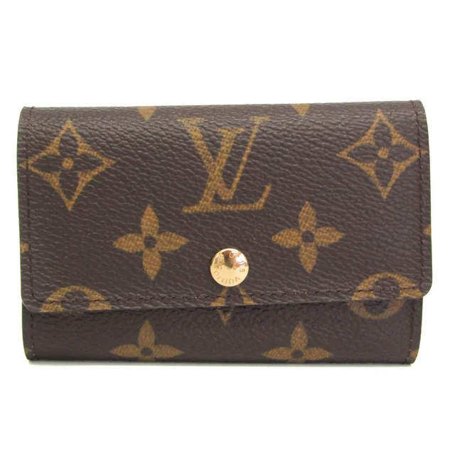 Louis Vuitton Key Holder 6 M62630 Men,Women Monogram Key Case Brown in Brown Monogram from Elady