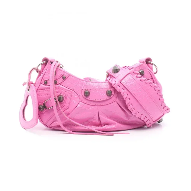 Balenciaga Le Cagole Shoulder Bag Leather Pink in pink Leather from Poshmark
