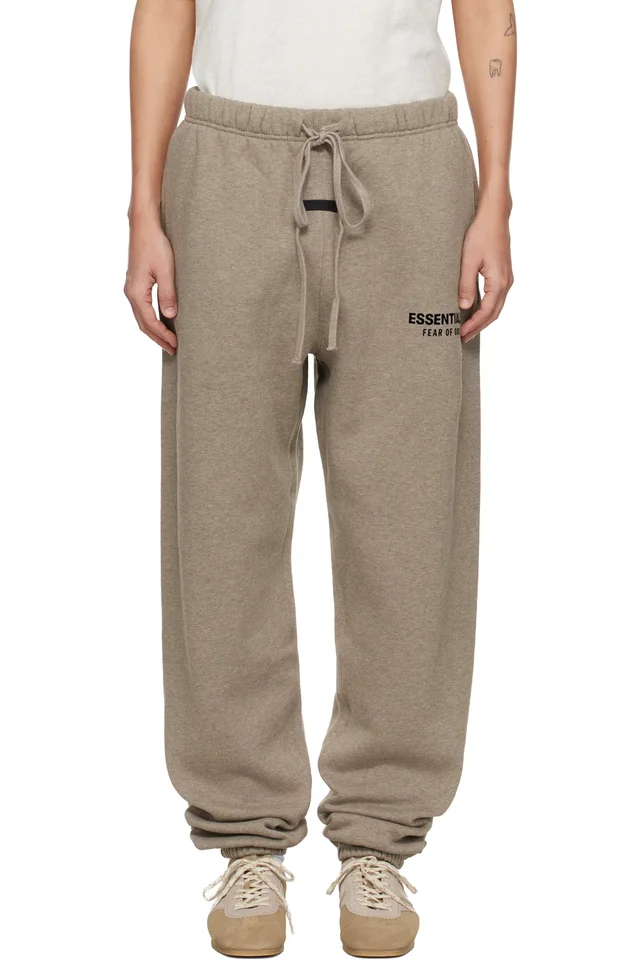 Beige Classic Sweatpants