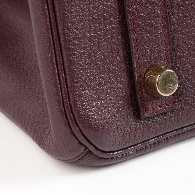 Hermès HSS Birkin 30 Quetsche Chevre Mysore BGHW in Goatskin from Labellov, photo 11 of 13