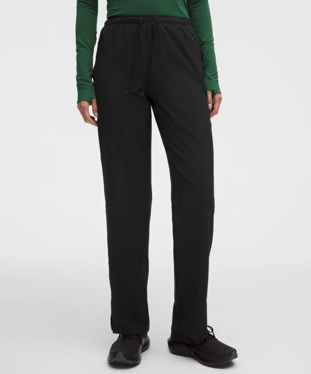 lululemon Textured Mesh High-Rise Running Pant in Black, photo 2 of 8 from lululemon
