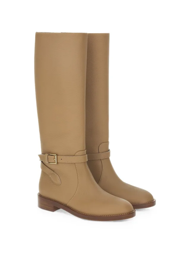 Gianvito Rossi Round-toe tall boots, photo 2 of 4 from SENSER
