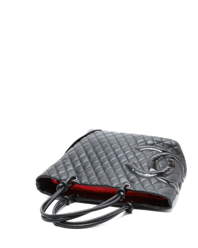 Chanel Quilted Cambon Tote Bag in Leather from A Retro Tale, photo 4 of 10