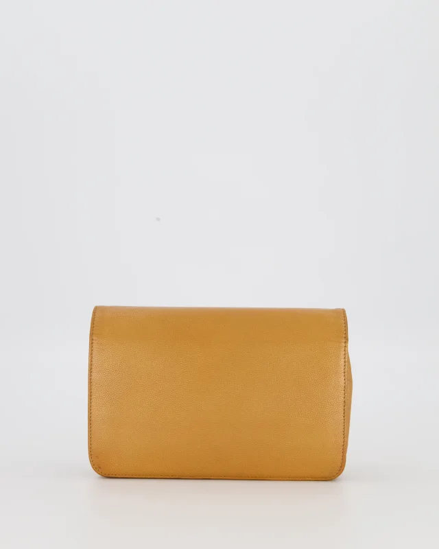 Chanel Gold Wallet on Chain Bag in Gold Caviar leather from Sellier, photo 9 of 22