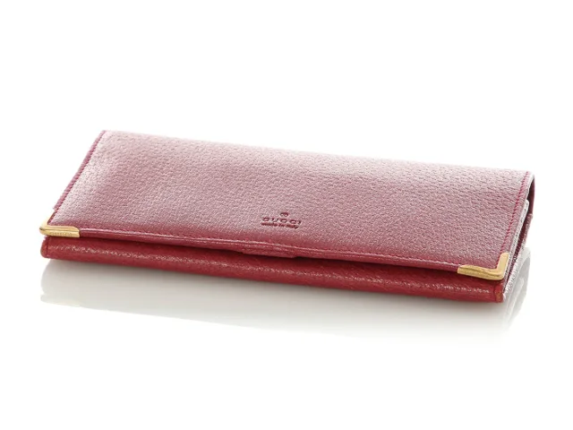Gucci Raspberry Leather Continental Wallet in Leather from Ann's Fabulous Finds, photo 7 of 9