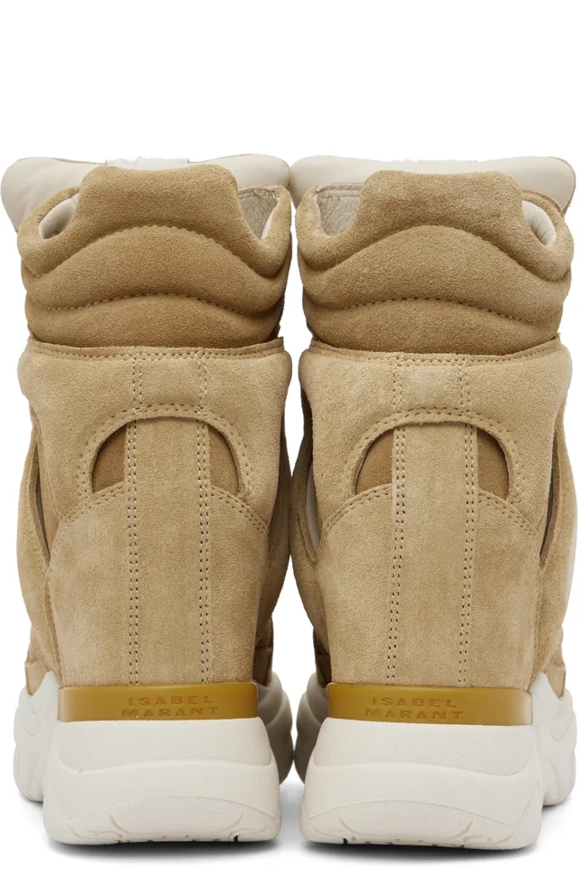 Isabel Marant Tan Balskee Sneakers, photo 2 of 5 from SSENSE