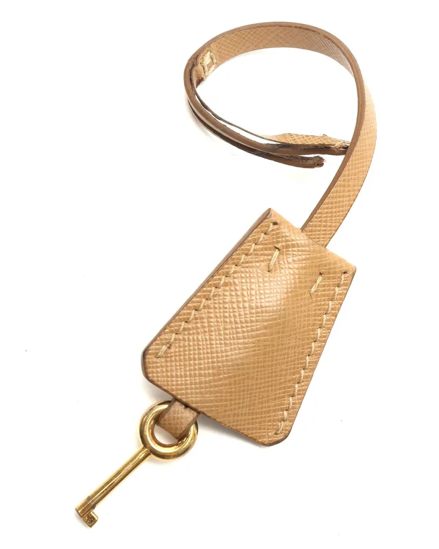 Prada Perforated Sound Lock Flap Bag in Leather from A Retro Tale, photo 8 of 9