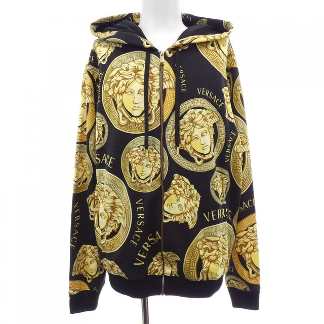Versace Hoodie Black in Black from The Reluxe
