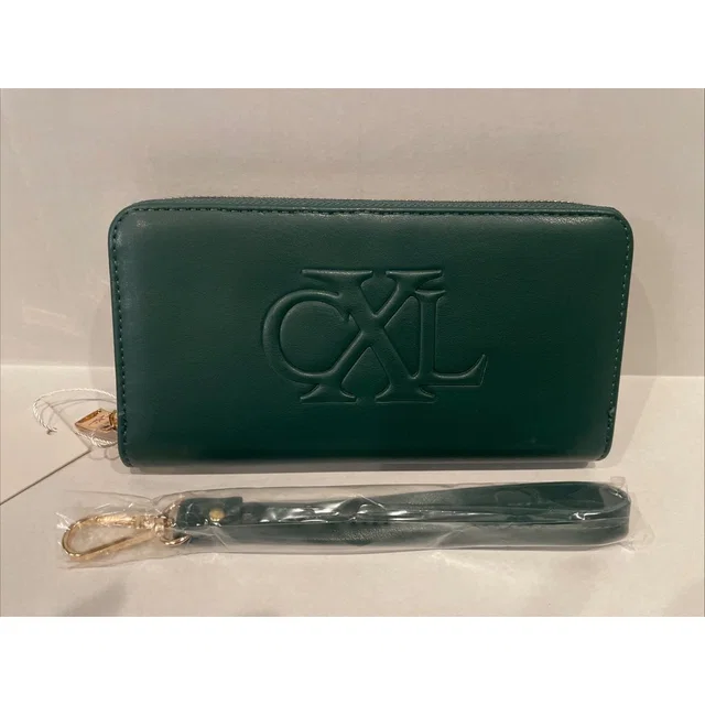 Cxl By Christian Lacroix Porte Embossed Zip Around Wallet Teal Nwt in blue from Poshmark