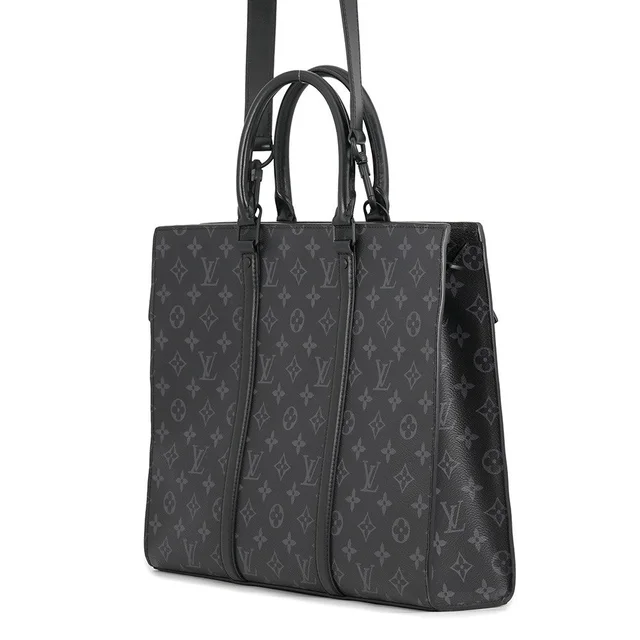 Louis Vuitton Sac Plat / Horizontal Zip NoirM45265 Monogram Eclipse from GALLERY RARE, photo 2 of 2