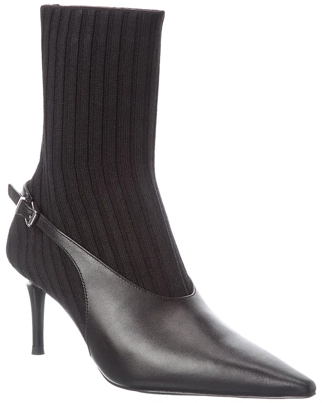 rag & bone Mercer Sock Leather Slingback Boot, image 1 of 1 from Rue La La