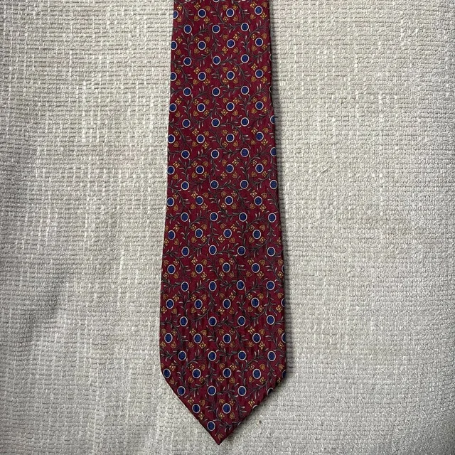 Valentino Garavani 100% Silk Tie Made In Italy Bold Vintage Pattern in blue|red Silk from Poshmark