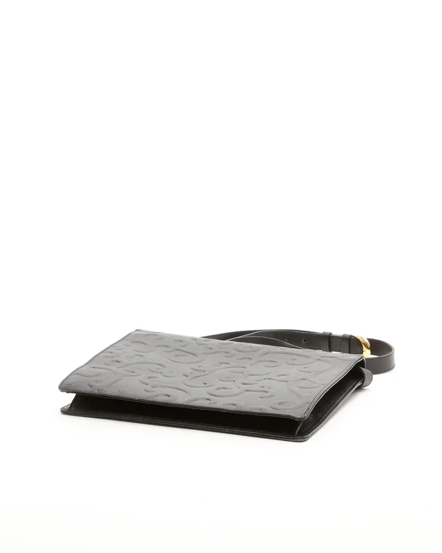 Saint Laurent Vintage Arabesque Bag in Leather from A Retro Tale, photo 4 of 9