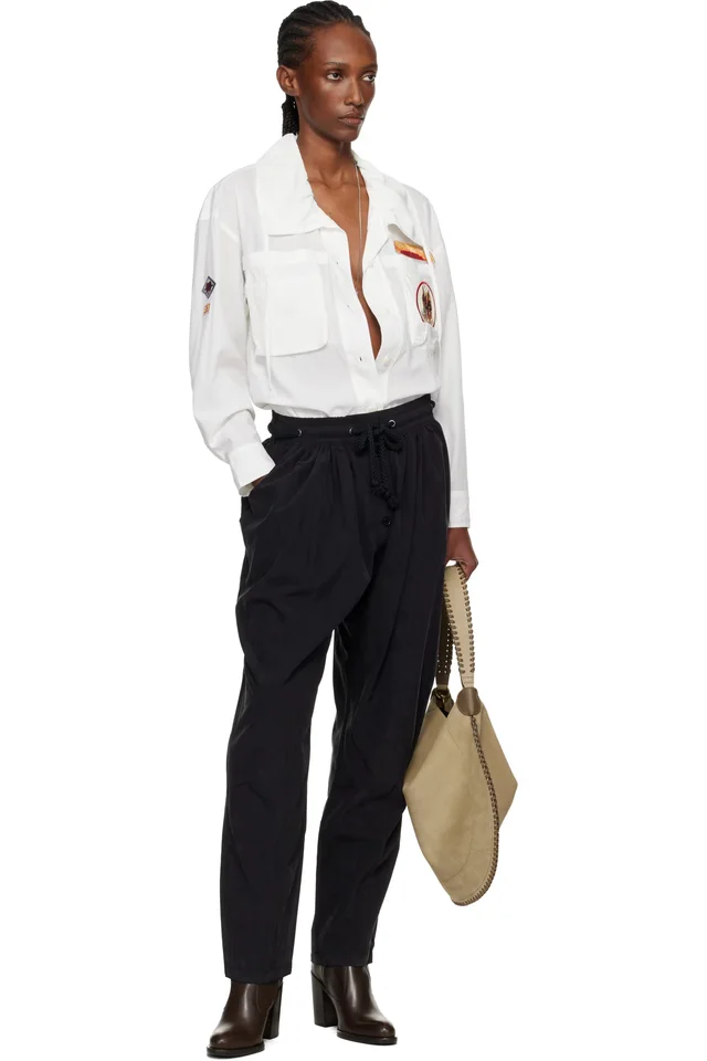 Isabel Marant White Chely Shirt, photo 5 of 5 from SSENSE