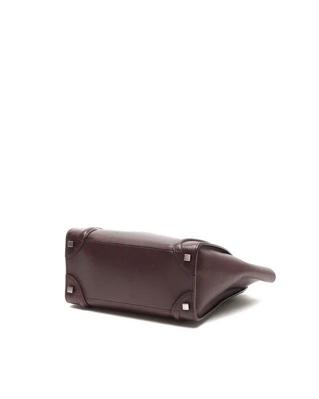 Celine Luggage Micro Bag in Leather from A Retro Tale, photo 5 of 8