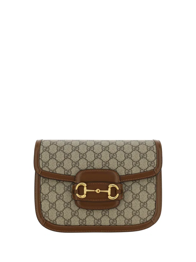 Gucci Horsebit Shoulder Bag — Brown in Brown Leather from HEWI