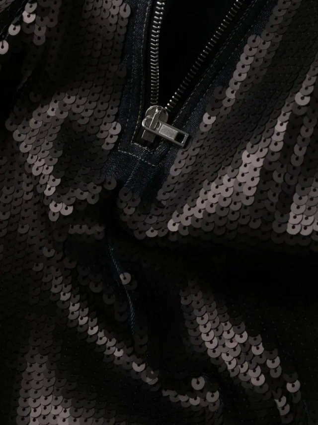 Rick Owens Embroidered Denim Long Dress, photo 6 of 7 from Balardi
