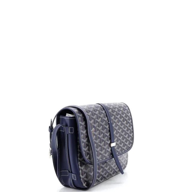 Goyard Belvedere II Messenger Bag Coated Canvas MM in blue Coated canvas from Rebag, photo 2 of 6