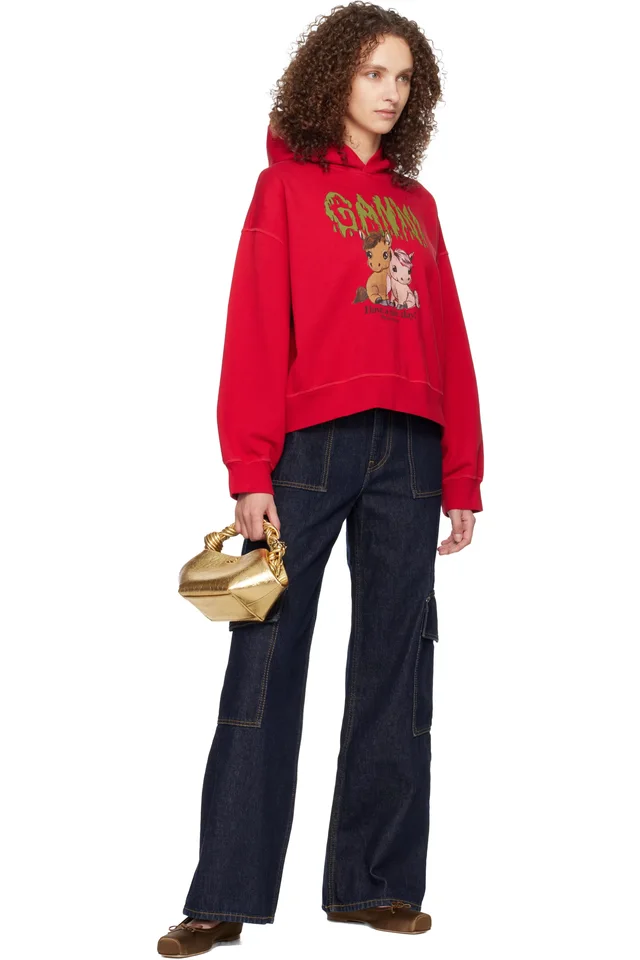 GANNI Blue Angi Jeans, photo 4 of 4 from SSENSE