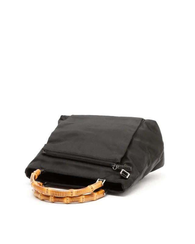 Gucci Bamboo Handbag in Nylon from A Retro Tale, photo 5 of 9