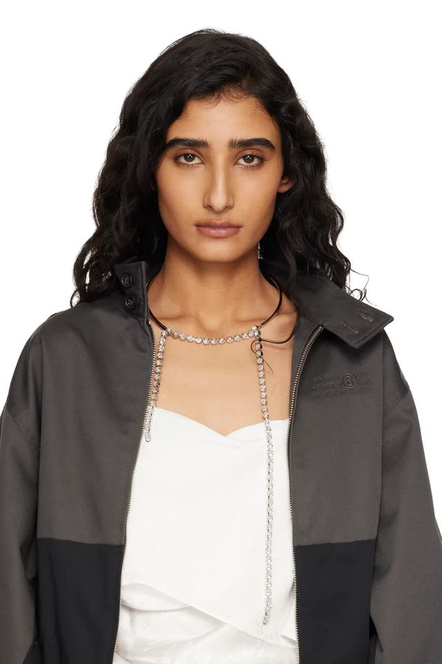 MM6 Maison Margiela Collana Strass Necklace, photo 2 of 2 from SSENSE