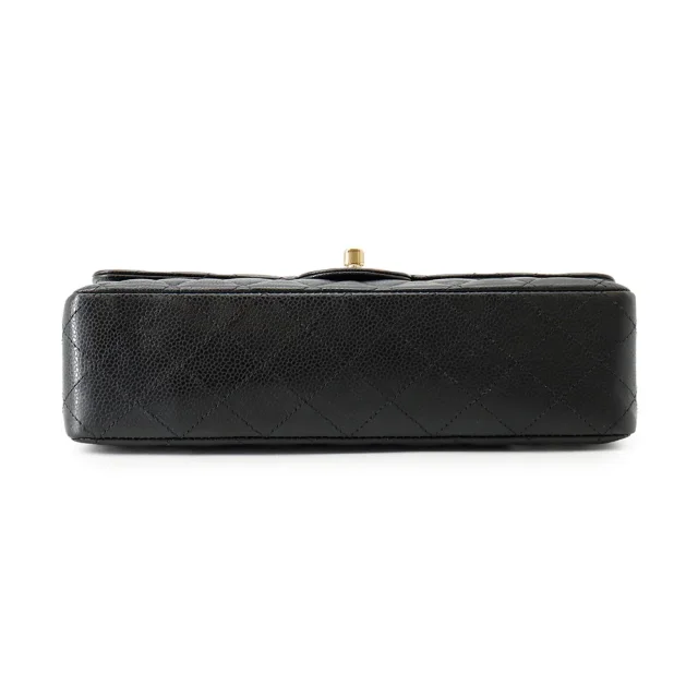 Chanel Matelasse W Flap ChainShoulder Bag BlackA01112 Caviar Leather Size 25 in Caviar leather from GALLERY RARE, photo 3 of 16