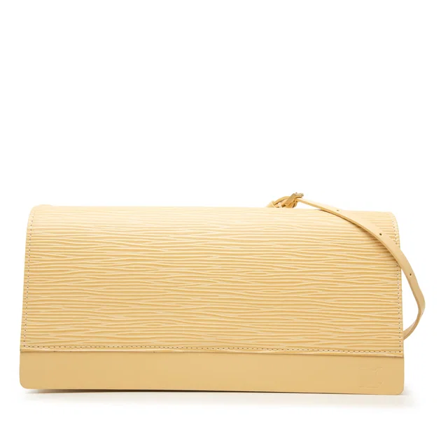 Yellow Louis Vuitton Epi Honfleur Shoulder Bag in Yellow Leather from Designer Revival