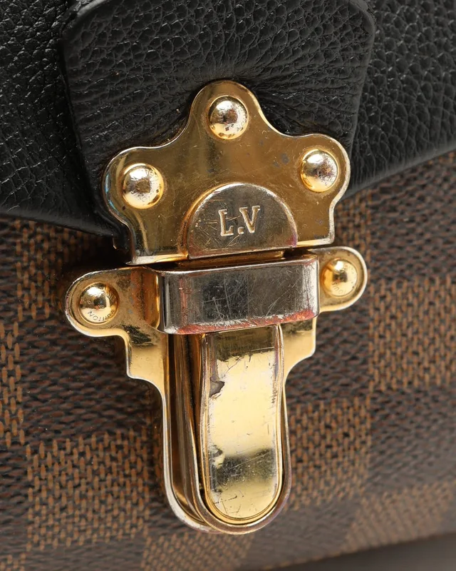 Louis Vuitton Damier Ebene Clapton in Brown Denim from A Retro Tale, photo 6 of 9