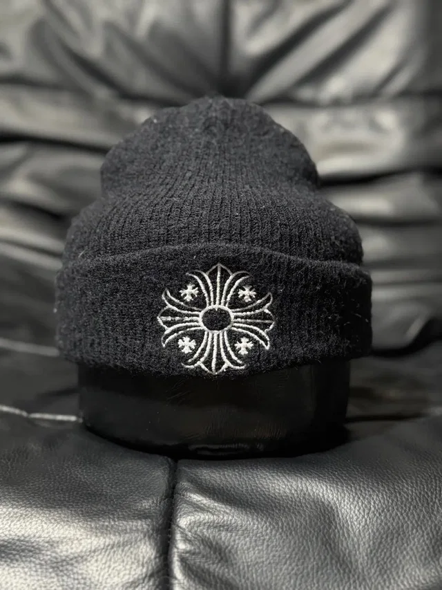 Chrome Hearts Vintage Ch Plus Wool Beanie in black Wool from Grailed