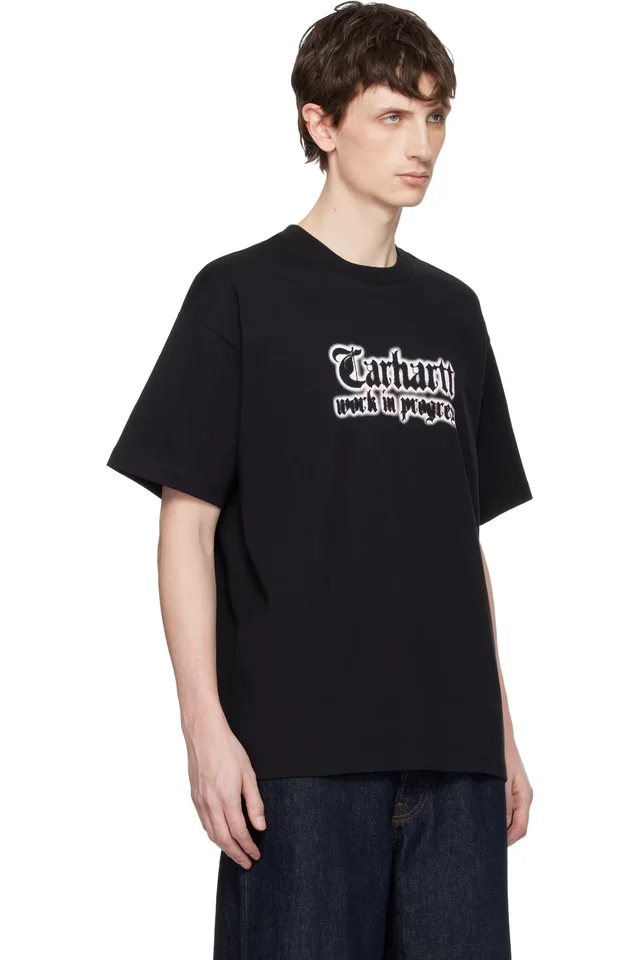 Carhartt Work In Progress Black S/S World Tour T-shirt, photo 2 of 3 from SSENSE