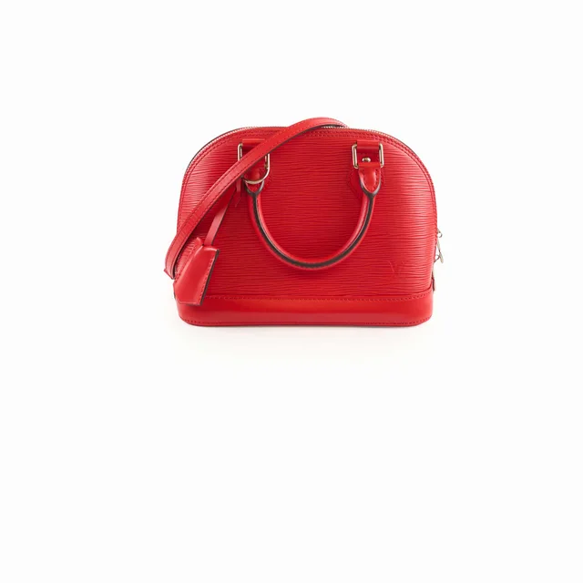 Louis Vuitton Alma BB Epi Red in Red Canvas from The Purse Affair