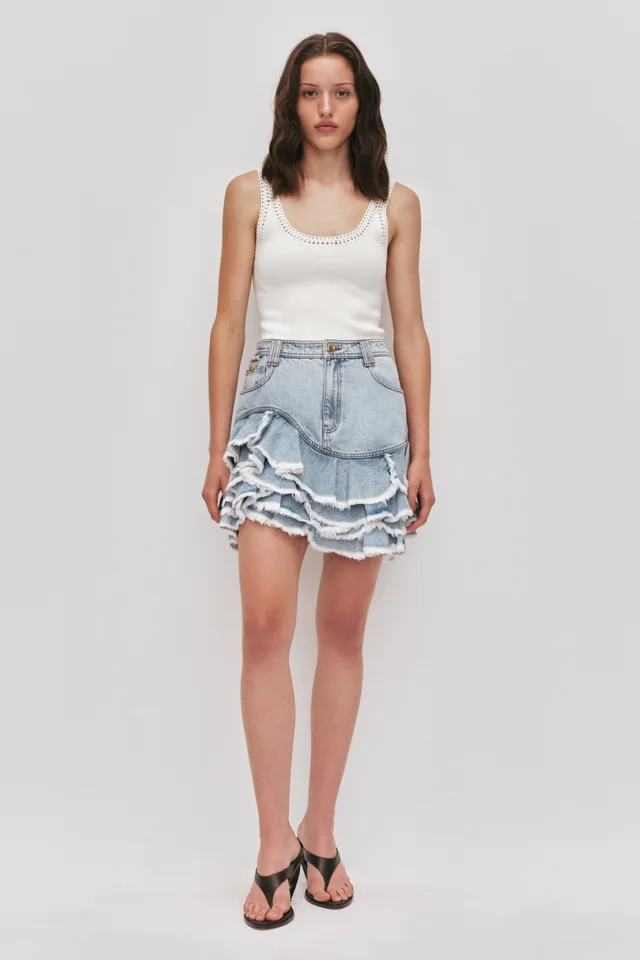 AJE Tia Ruffle Mini Skirt from Aje, photo 1 of 1