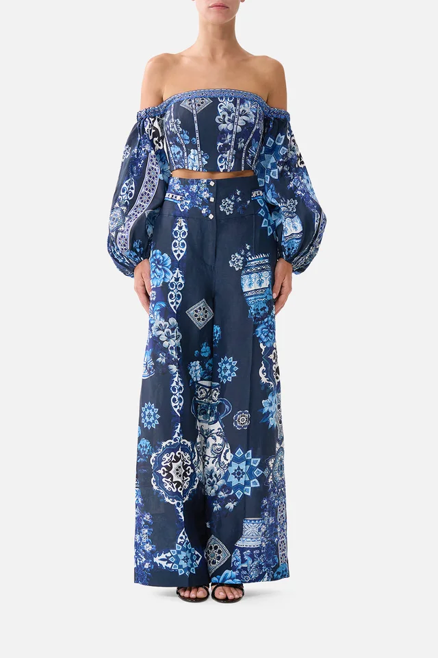 Camilla eBoutique TAILORED PANT WITH WAIST BUTTON DETAIL A TILED WONDERLAND from CAMILLA, photo 1 of 1