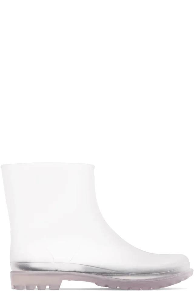 Gray Monsoon Rubber Boots, image 1 of 1 from SSENSE