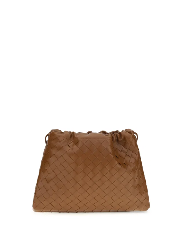 Bottega Veneta Intrecciato Woven Leather Clutch — Brown Calf in Brown Woven leather from HEWI