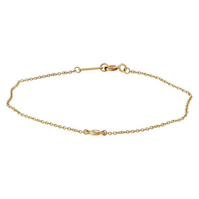 Tiffany & Co. 'Elsa Peretti' Diamond by the yard bracelet in Yellow Yellow Gold from Gray And Sons