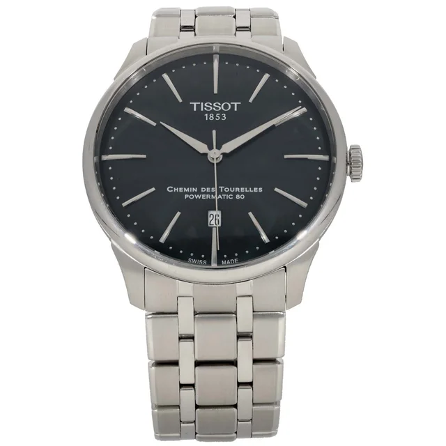 Tissot Chemin des Tourelles T139407A 42mm Stainless Steel Watch from H&T
