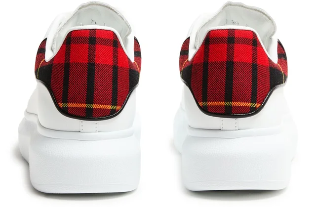 MCQUEEN Oversized sneakers in White Calf leather, photo 4 of 8 from 24S (US)