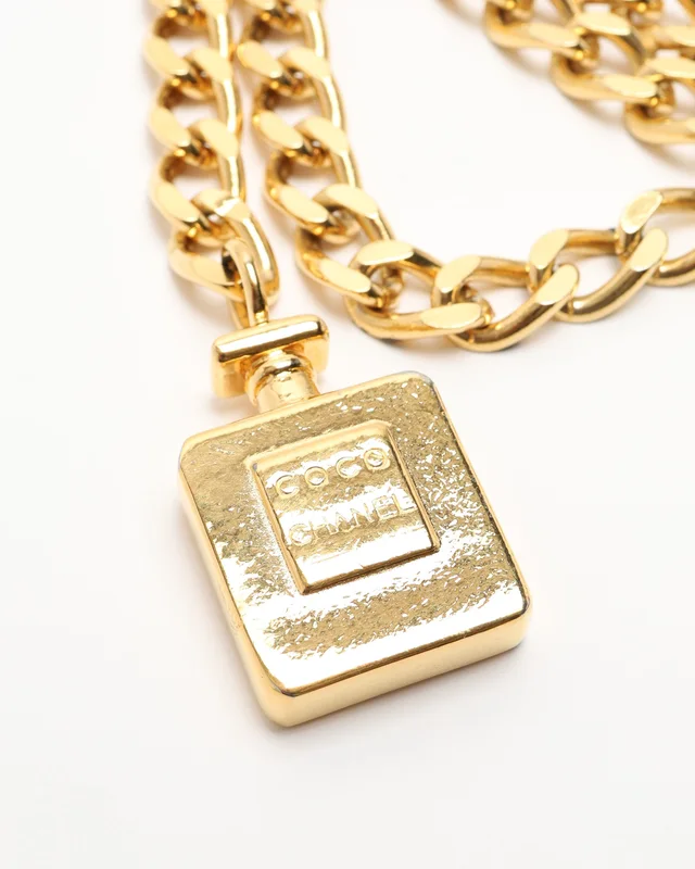 Chanel Perfume Bottles 3-Row Chain Belt from A Retro Tale, photo 2 of 3