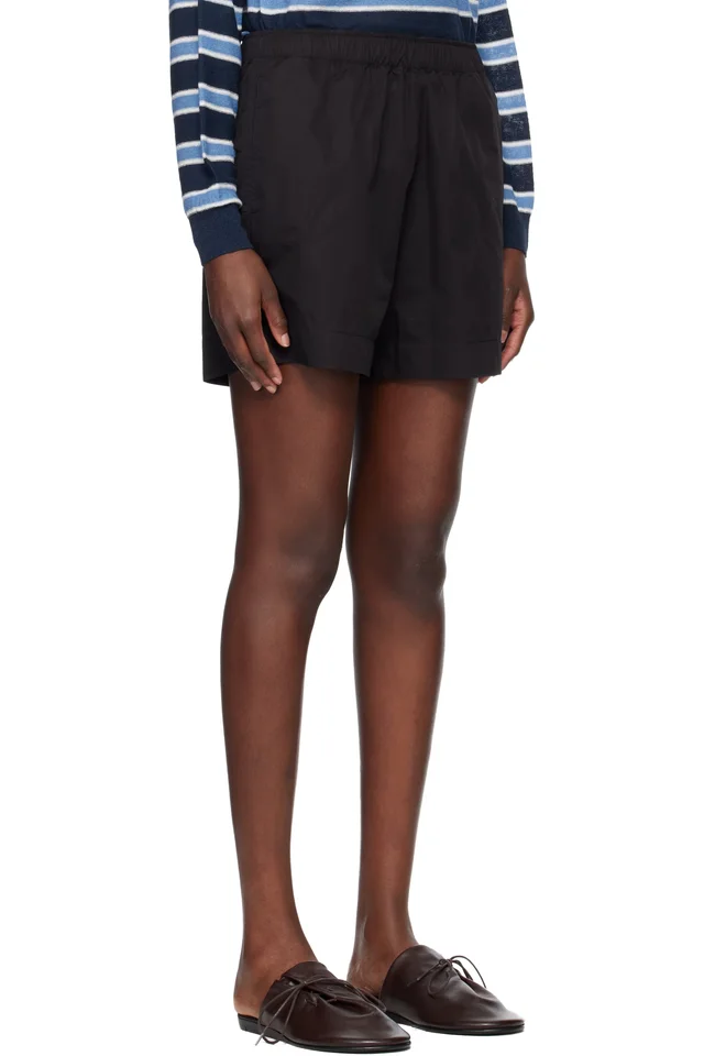 Nothing Written Black Yaphi Shorts, photo 2 of 4 from SSENSE